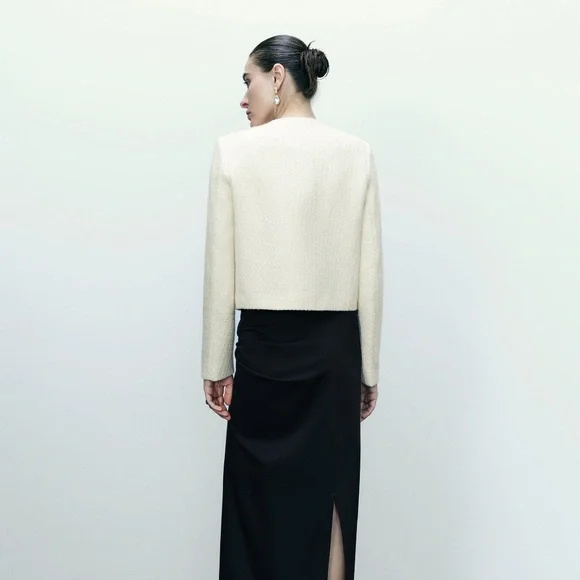 Urban Revivo TWEED JACKET - Picture 4 of 7